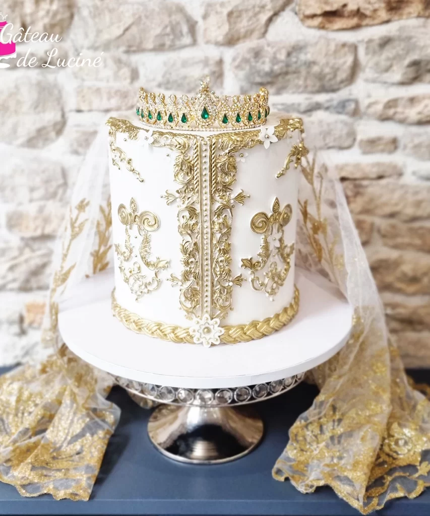 Gâteau de cérémonie henné, création de cake design à Dijon